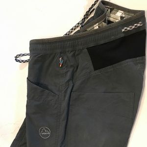 La Sportiva Crimper Pant - charcoal size small